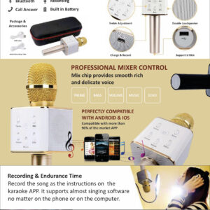 Q7-Karaoke-Speaker-Mike